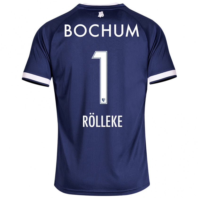 Kandiny Hombre Camiseta Hugo Rölleke #1 Azul Oscuro 1ª Equipación 2024/25 La Camisa México