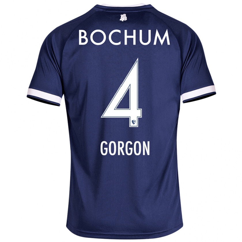 Kandiny Uomo Maglia Felix Gorgon #4 Blu Scuro Kit Gara Home 2024/25 Maglietta