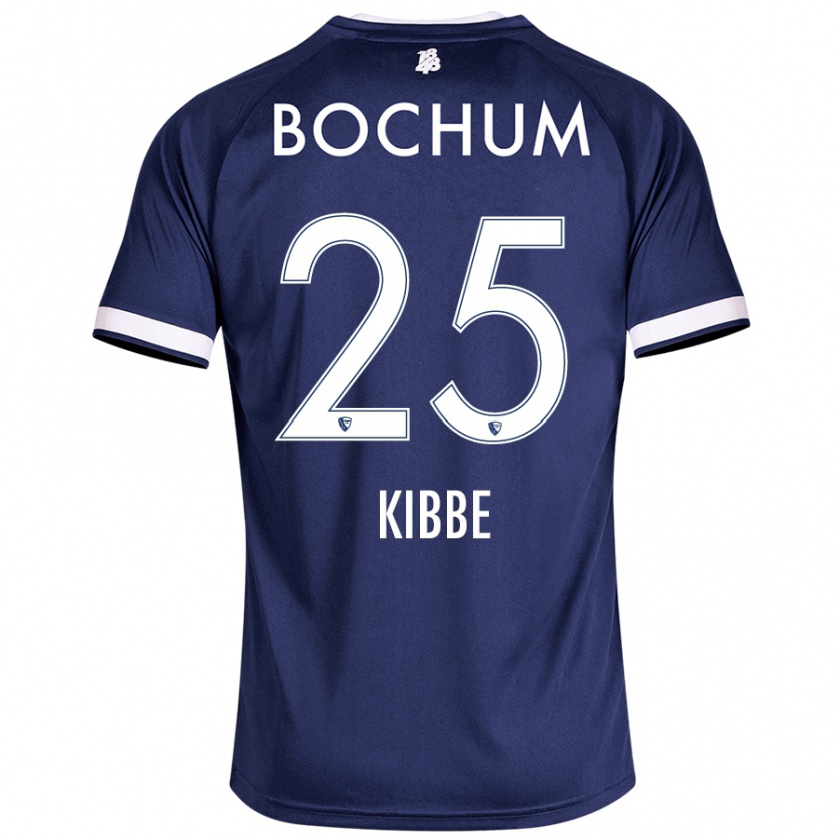 Kandiny Uomo Maglia Jaden Kibbe #25 Blu Scuro Kit Gara Home 2024/25 Maglietta