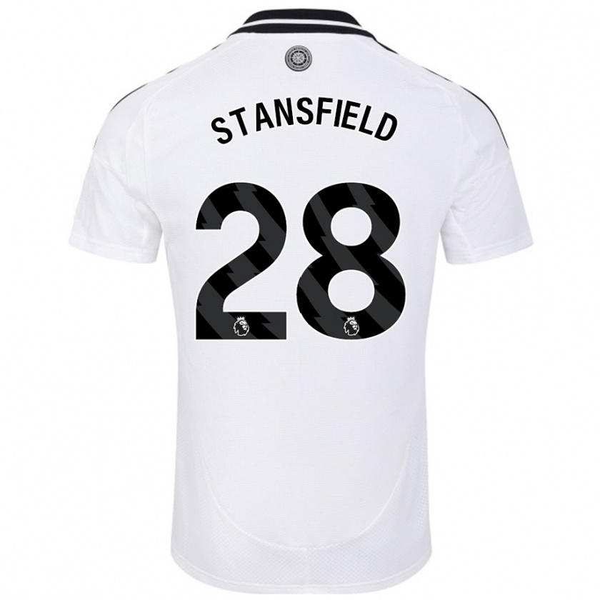 Kandiny Heren Jay Stansfield #28 Wit Thuisshirt Thuistenue 2024/25 T-Shirt België