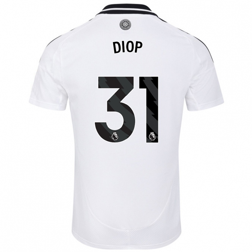 Kandiny Herren Issa Diop #31 Weiß Heimtrikot Trikot 2024/25 T-Shirt Österreich