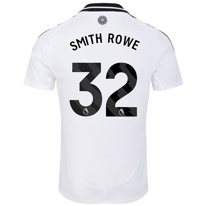 Kandiny Uomo Maglia Emile Smith Rowe #32 Bianco Kit Gara Home 2024/25 Maglietta