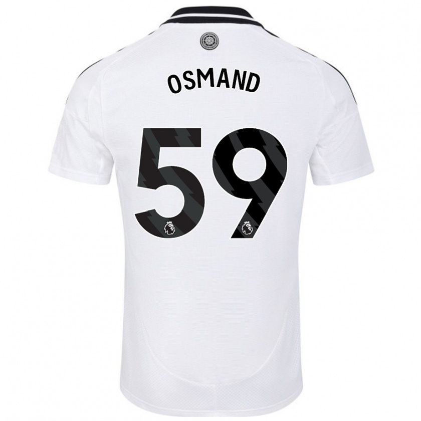 Kandiny Hombre Camiseta Callum Osmand #59 Blanco 1ª Equipación 2024/25 La Camisa