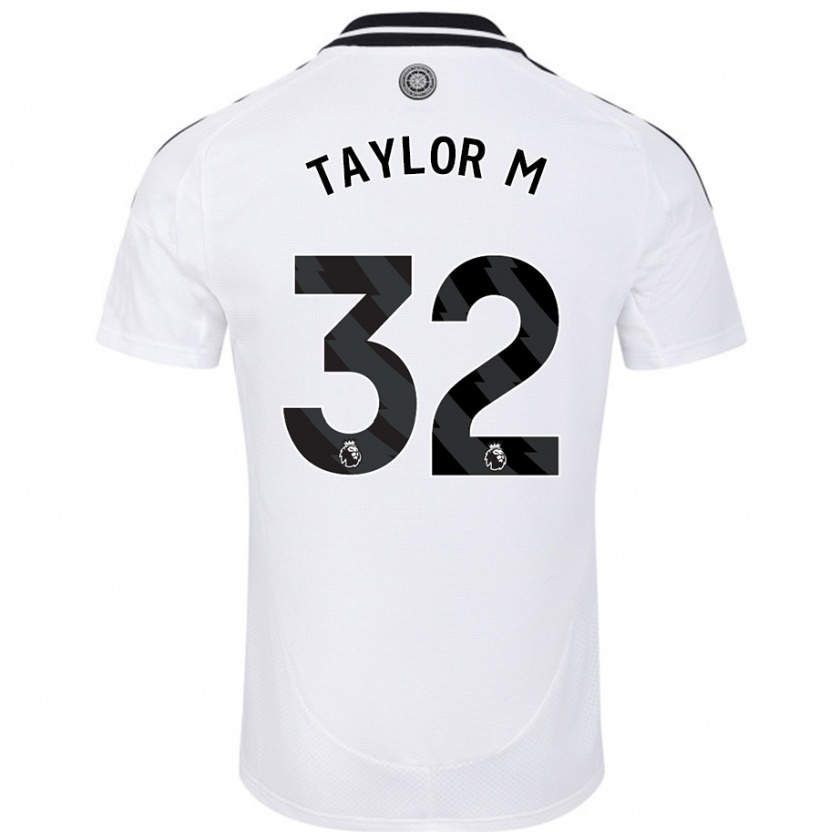 Kandiny Homem Camisola Belle Taylor-M #32 Branco Principal 2024/25 Camisa Brasil