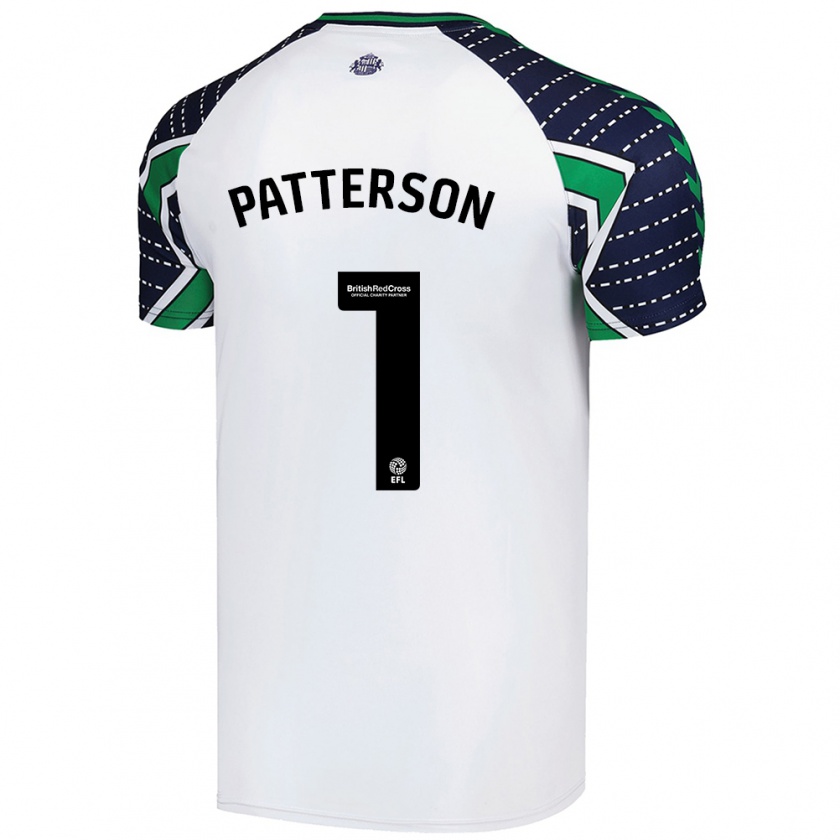 Kandiny Heren Anthony Patterson #1 Wit Uitshirt Uittenue 2024/25 T-Shirt