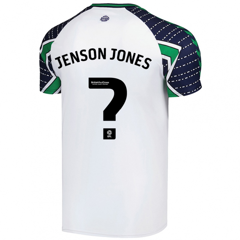 Kandiny Hombre Camiseta Jenson Jones #0 Blanco 2ª Equipación 2024/25 La Camisa