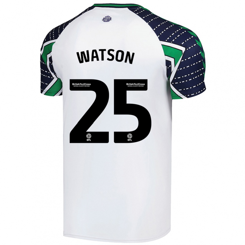 Kandiny Heren Katy Watson #25 Wit Uitshirt Uittenue 2024/25 T-Shirt