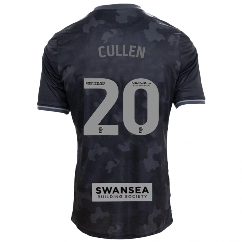 Kandiny Heren Liam Cullen #20 Zwart Uitshirt Uittenue 2024/25 T-Shirt België