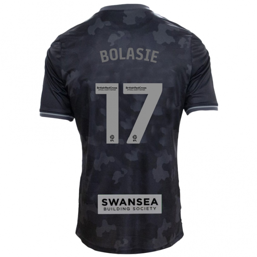 Kandiny Herren Yannick Bolasie #17 Schwarz Auswärtstrikot Trikot 2024/25 T-Shirt Österreich