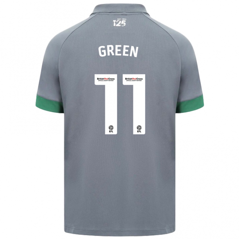 Kandiny Heren Danielle Green #11 Donkergrijs Uitshirt Uittenue 2024/25 T-Shirt