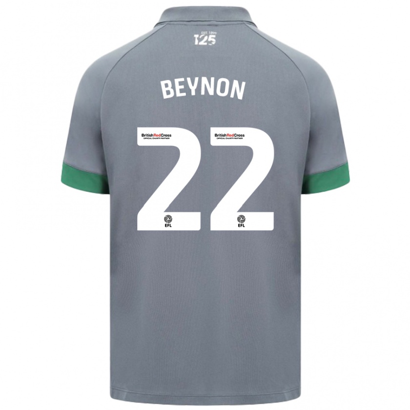 Kandiny Heren Emma Beynon #22 Donkergrijs Uitshirt Uittenue 2024/25 T-Shirt