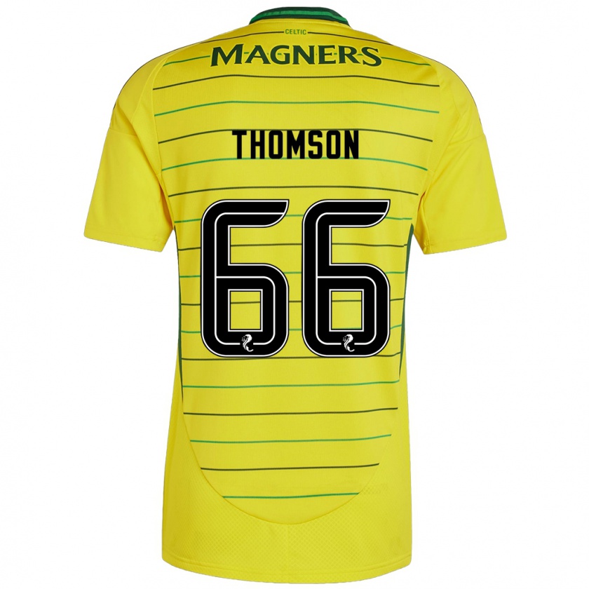 Kandiny Heren Corey Thomson #66 Geel Uitshirt Uittenue 2024/25 T-Shirt