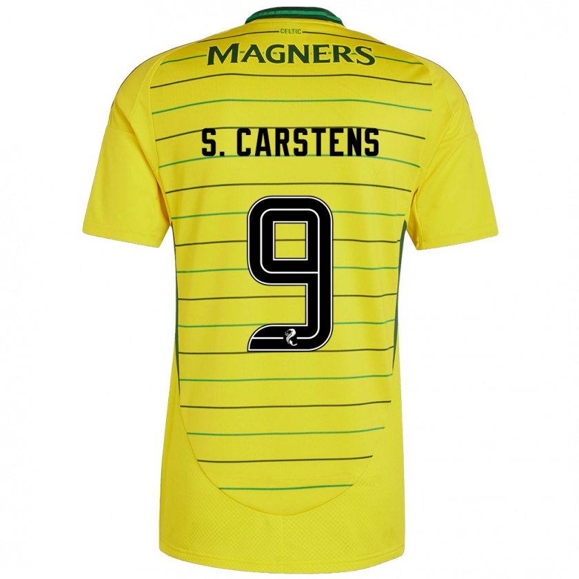 KandinyメンズSigne Carstens#9黄アウェイシャツ2024/25ジャージーユニフォーム