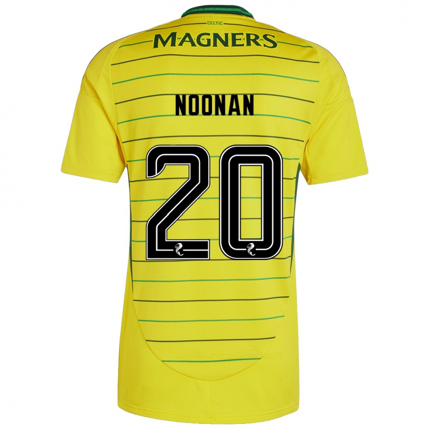 Kandiny Heren Saoirse Noonan #20 Geel Uitshirt Uittenue 2024/25 T-Shirt