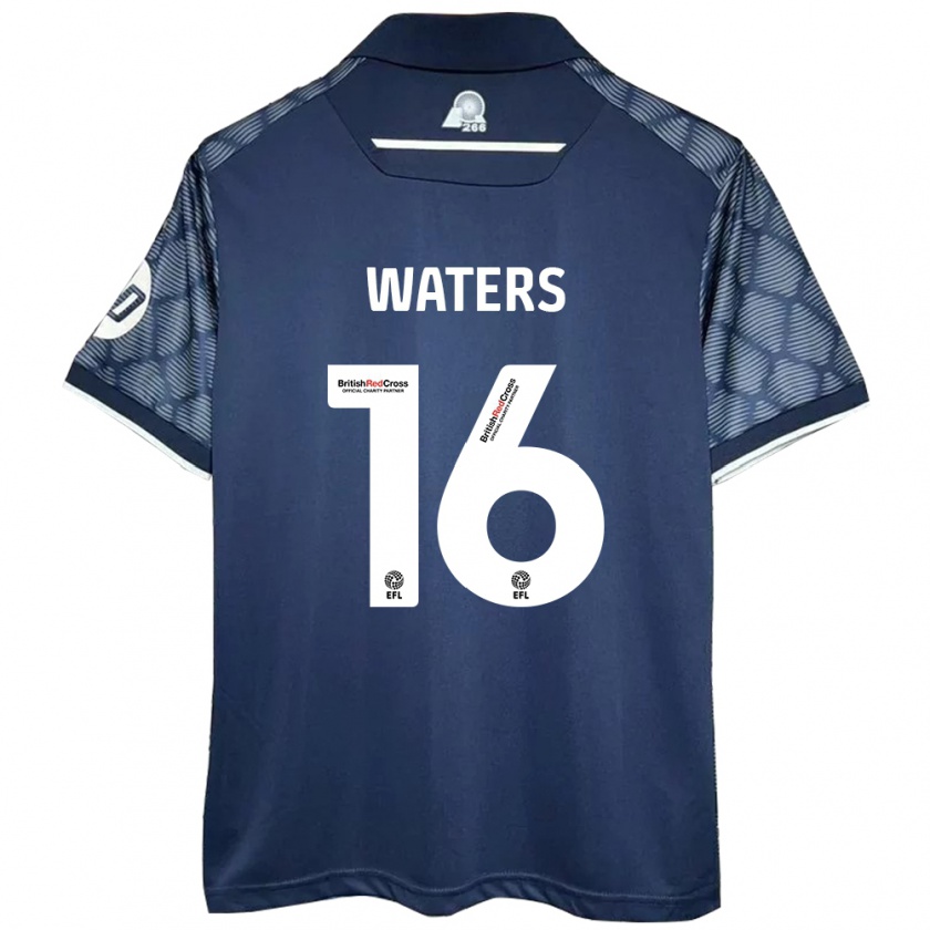 Kandiny Heren Billy Waters #16 Zwart Uitshirt Uittenue 2024/25 T-Shirt België