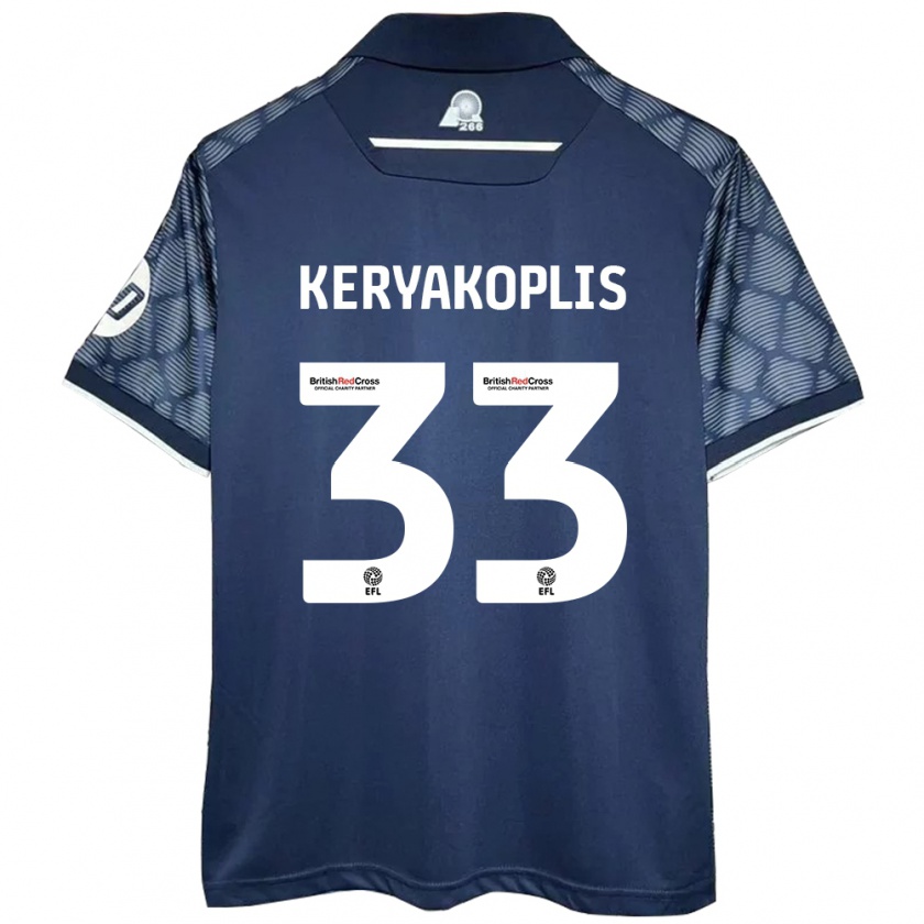 Kandiny Homem Camisola Hannah Keryakoplis #33 Preto Alternativa 2024/25 Camisa Brasil