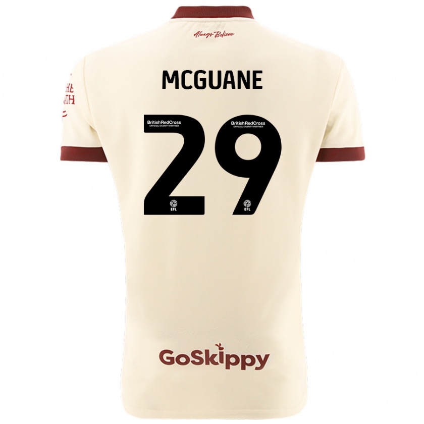 Kandiny Heren Marcus Mcguane #29 Crèmewit Uitshirt Uittenue 2024/25 T-Shirt België