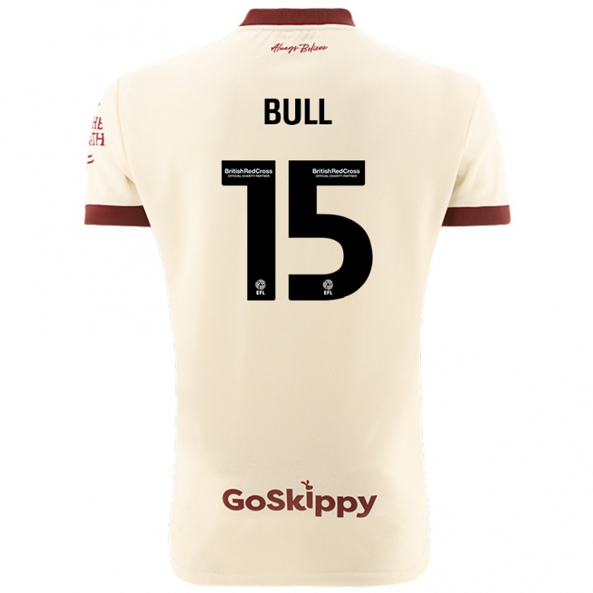 Kandiny Uomo Maglia Jasmine Bull #15 Crema Bianco Kit Gara Away 2024/25 Maglietta