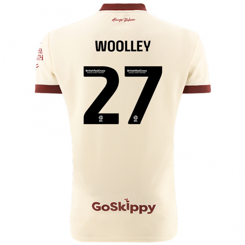 Kandiny Heren Jesse Woolley #27 Crèmewit Uitshirt Uittenue 2024/25 T-Shirt