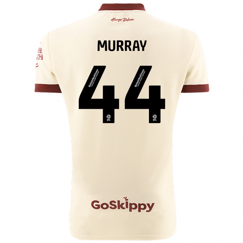 Kandiny Heren Satara Murray #44 Crèmewit Uitshirt Uittenue 2024/25 T-Shirt