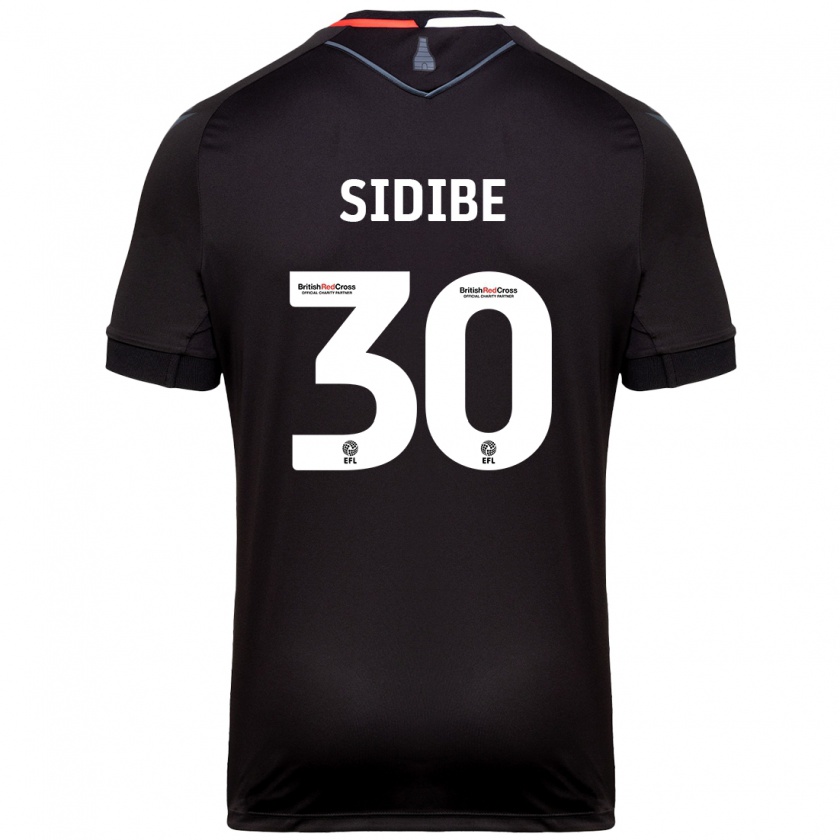 Kandiny Herren Souleymane Sidibe #30 Schwarz Auswärtstrikot Trikot 2024/25 T-Shirt Österreich