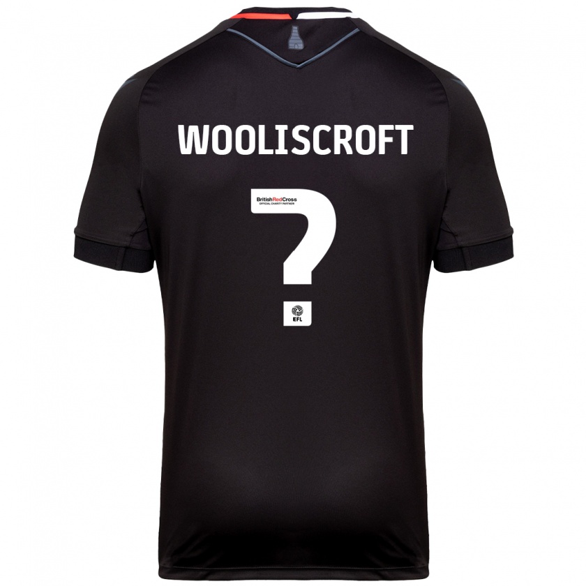 Kandiny Heren Morgan Wooliscroft #0 Zwart Uitshirt Uittenue 2024/25 T-Shirt