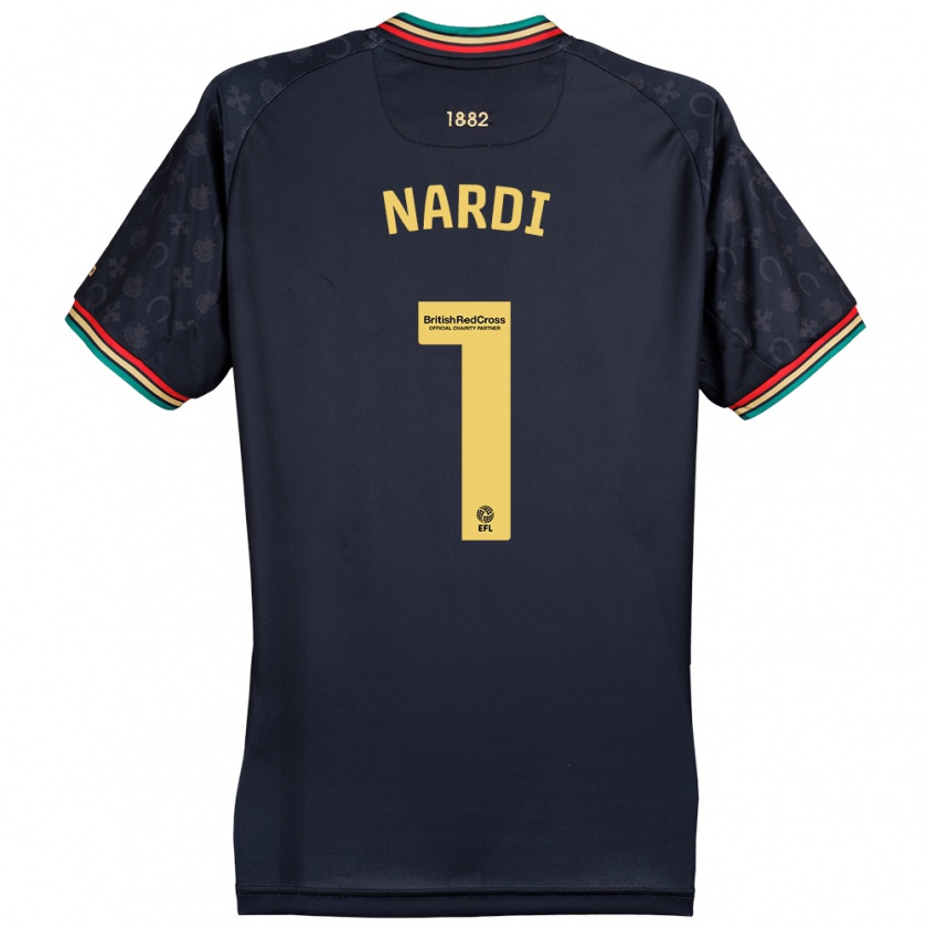 Kandiny Herren Paul Nardi #1 Dunkelmarineblau Auswärtstrikot Trikot 2024/25 T-Shirt Österreich