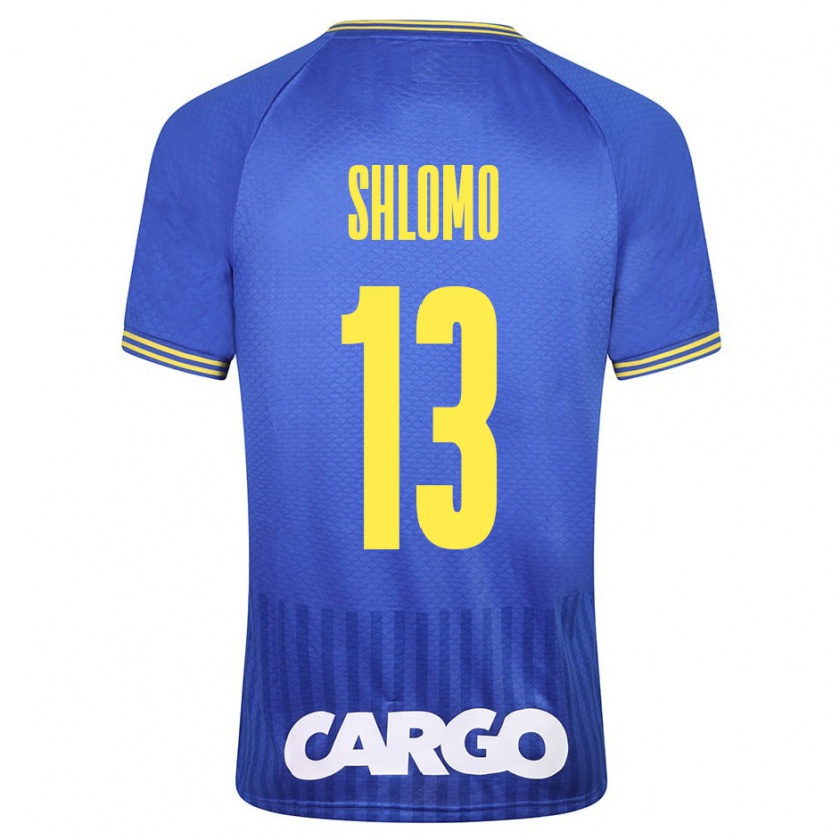 Kandiny Hombre Camiseta Raz Shlomo #13 Blanco 2ª Equipación 2024/25 La Camisa