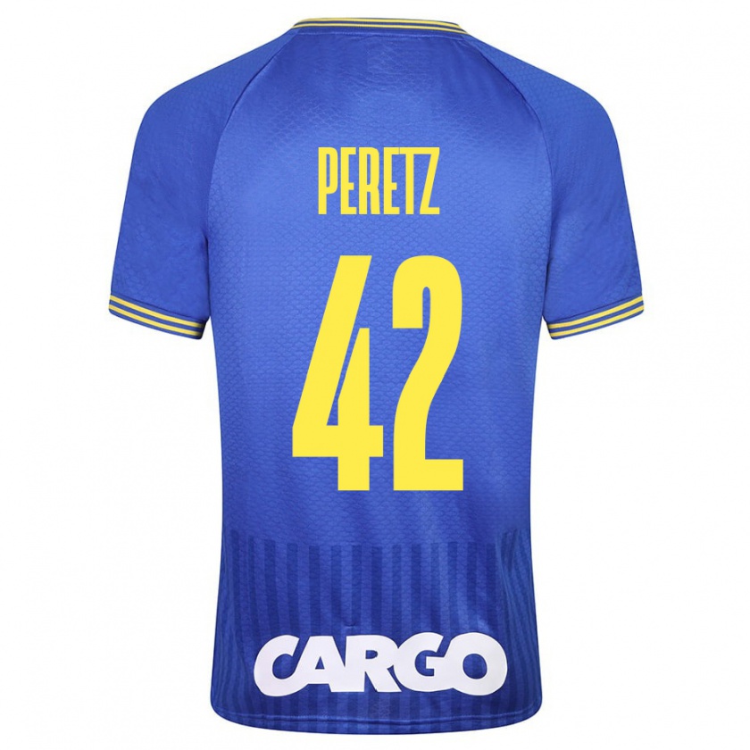 Kandiny Heren Dor Peretz #42 Wit Uitshirt Uittenue 2024/25 T-Shirt