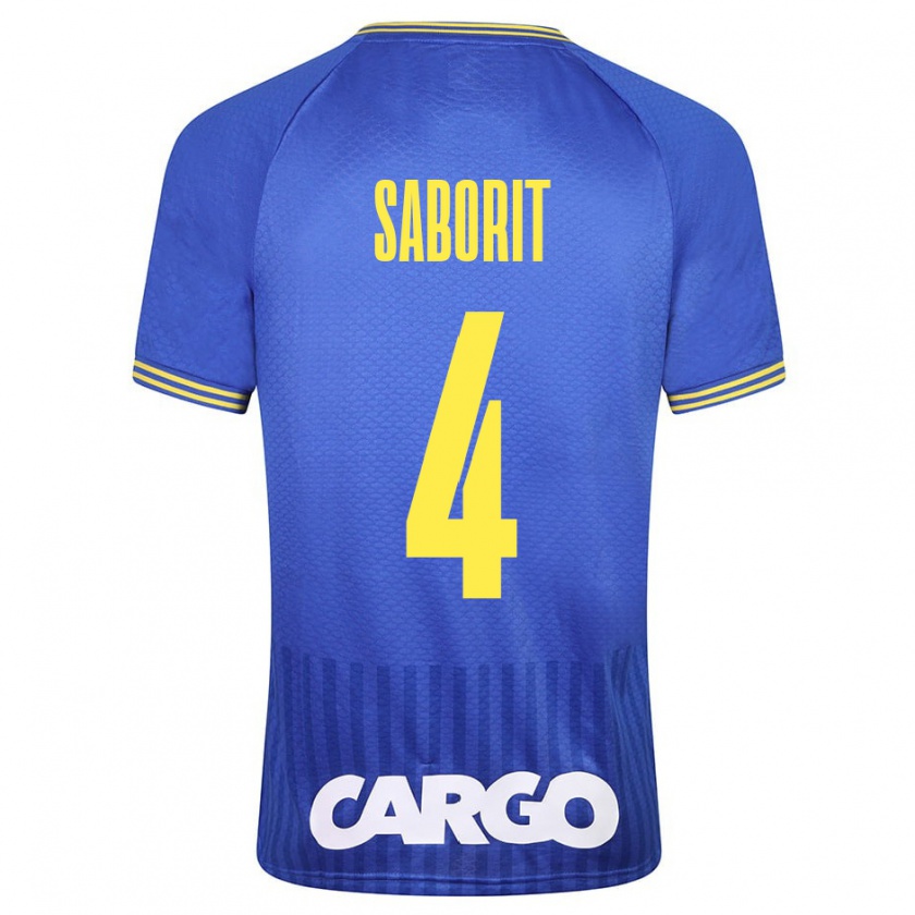 Kandiny Hombre Camiseta Enric Saborit #4 Blanco 2ª Equipación 2024/25 La Camisa