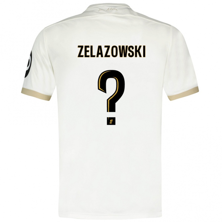 Kandiny Heren Bartosz Zelazowski #0 Wit Goud Uitshirt Uittenue 2024/25 T-Shirt België