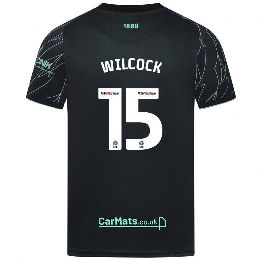 Kandiny Hombre Camiseta Tamara Wilcock #15 Negro Verde 2ª Equipación 2024/25 La Camisa