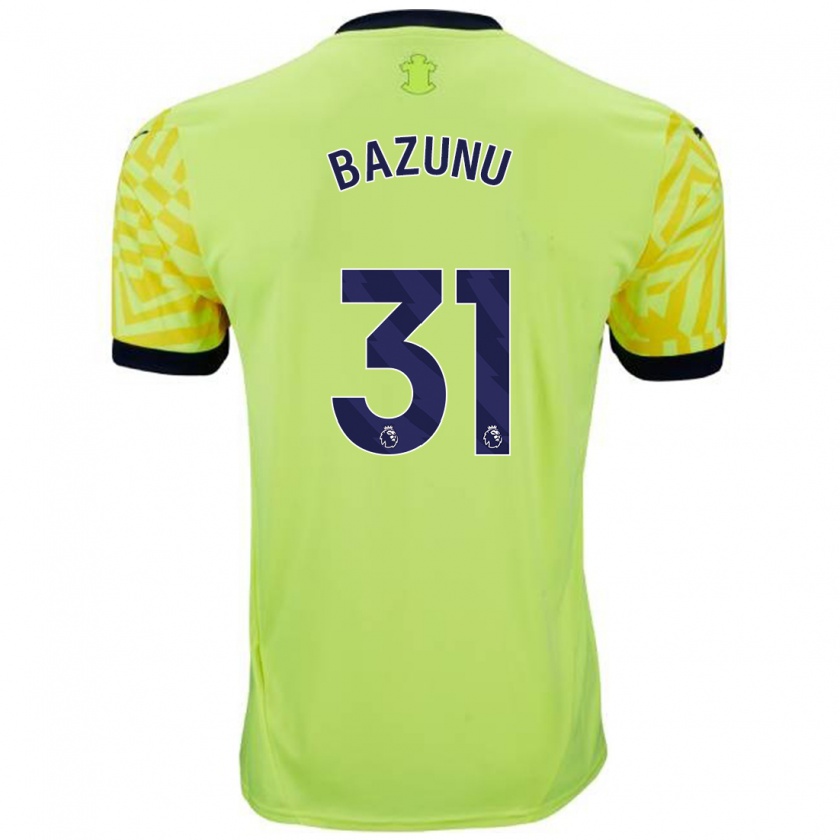 Kandiny Heren Gavin Bazunu #31 Geel Uitshirt Uittenue 2024/25 T-Shirt