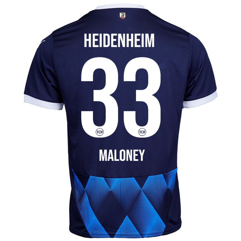 Kandiny Homem Camisola Lennard Maloney #33 Azul Da Marinha Escura Alternativa 2024/25 Camisa Brasil