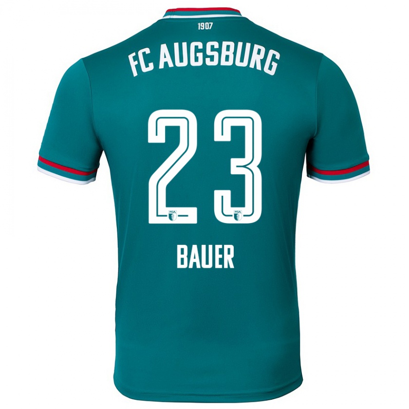 Kandiny Heren Maximilian Bauer #23 Donkergroen Uitshirt Uittenue 2024/25 T-Shirt België