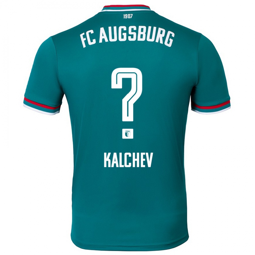 Kandiny Hombre Camiseta Nikola Kalchev #0 Verde Oscuro 2ª Equipación 2024/25 La Camisa