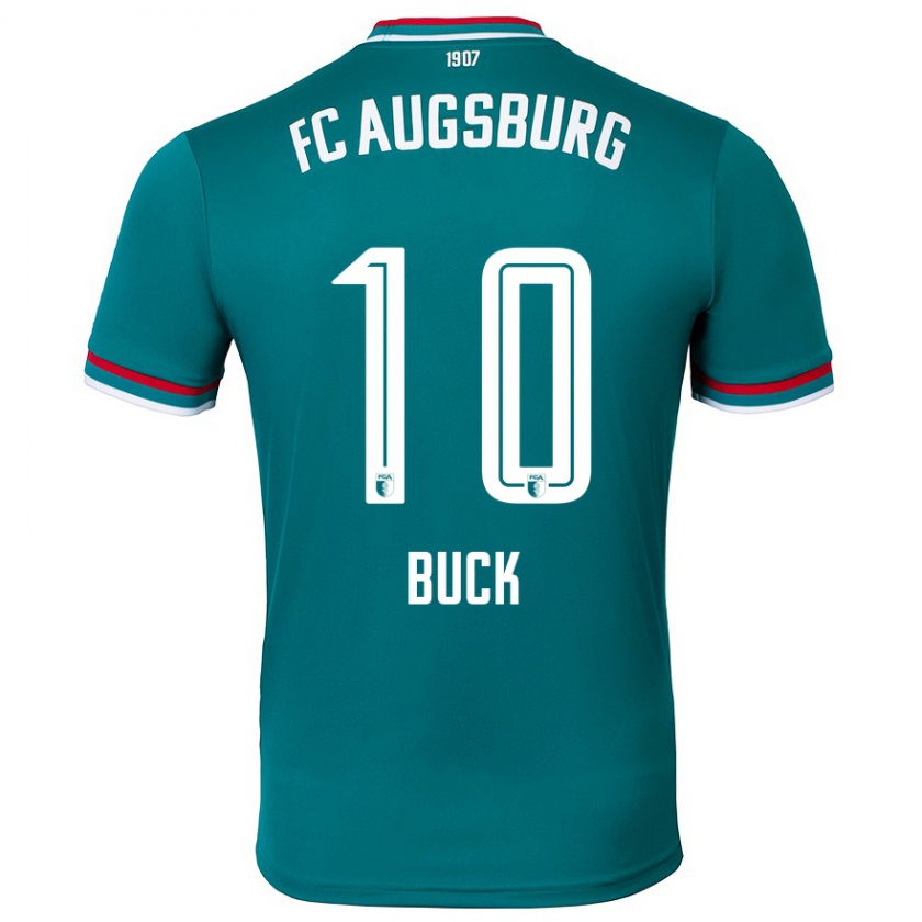 Kandiny Heren Dustin Buck #10 Donkergroen Uitshirt Uittenue 2024/25 T-Shirt België