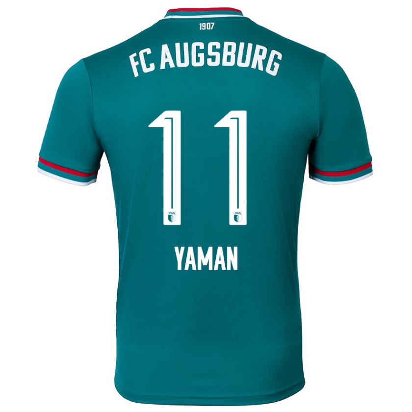 Kandiny Hombre Camiseta Kerim Yaman #11 Verde Oscuro 2ª Equipación 2024/25 La Camisa