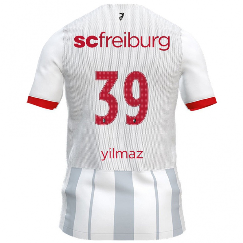 Kandiny Herren Berkay Yılmaz #39 Weiß Grau Auswärtstrikot Trikot 2024/25 T-Shirt Österreich