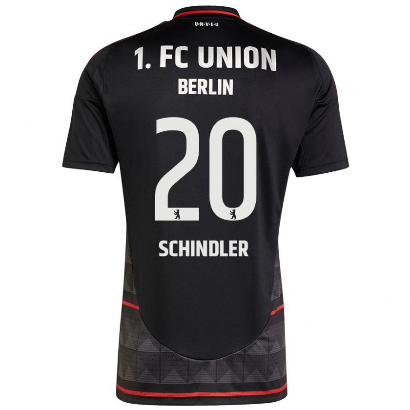 Kandiny Uomo Maglia Elisa Schindler #20 Nero Kit Gara Away 2024/25 Maglietta