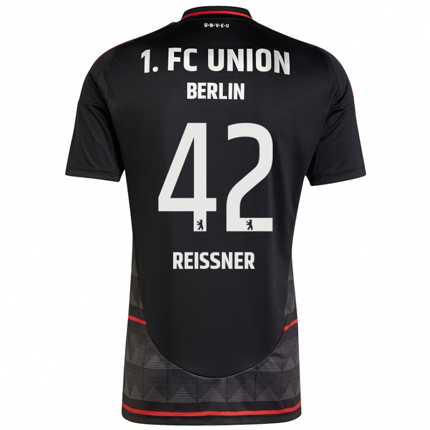 Kandiny Uomo Maglia Naika Reissner #42 Nero Kit Gara Away 2024/25 Maglietta