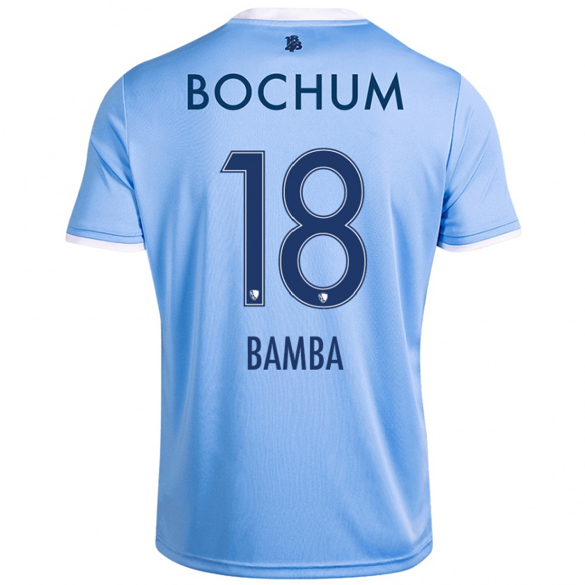 Kandiny Herren Samuel Bamba #18 Himmelblau Auswärtstrikot Trikot 2024/25 T-Shirt Österreich