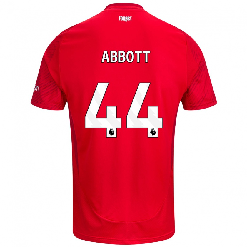 Kandiny Damen Zach Abbott #44 Rot Weiß Heimtrikot Trikot 2024/25 T-Shirt Österreich