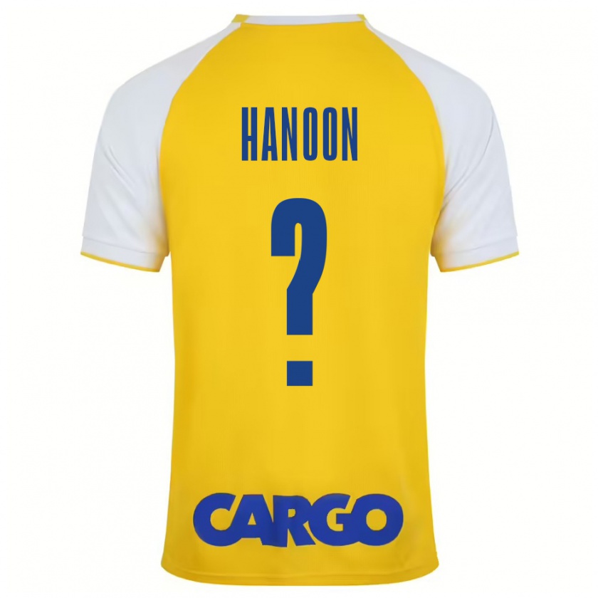 Kandiny Donna Maglia Agam Hanoon #0 Giallo Bianco Kit Gara Home 2024/25 Maglietta