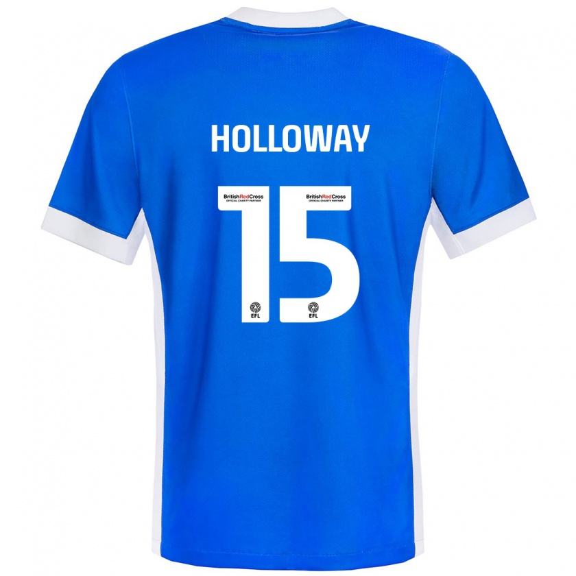 Kandiny Damen Rebecca Holloway #15 Blau Weiß Heimtrikot Trikot 2024/25 T-Shirt Österreich