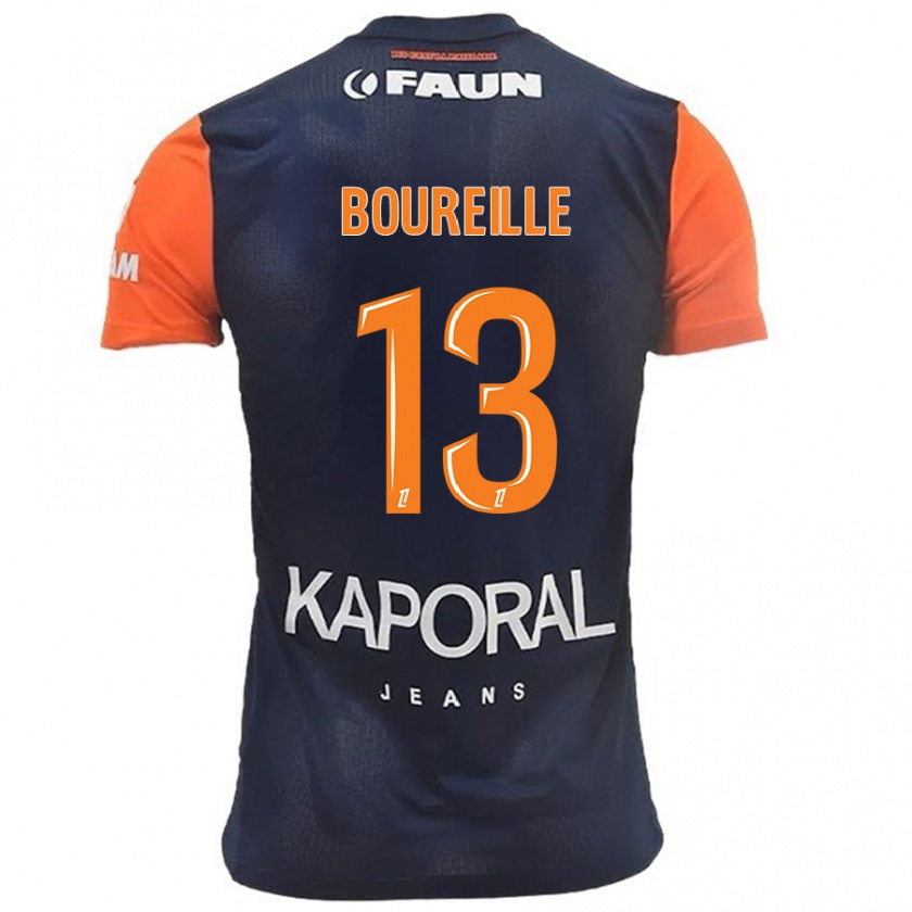 Kandiny Dames Celeste Boureille #13 Marineblauw Oranje Thuisshirt Thuistenue 2024/25 T-Shirt