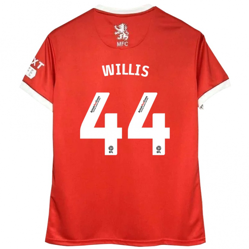 Kandiny Donna Maglia Pharrell Willis #44 Rosso Bianco Kit Gara Home 2024/25 Maglietta