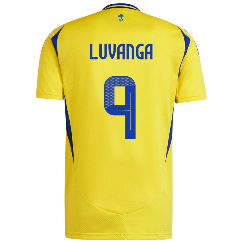 Kandiny Mujer Camiseta Clara Luvanga #9 Amarillo Azul 1ª Equipación 2024/25 La Camisa