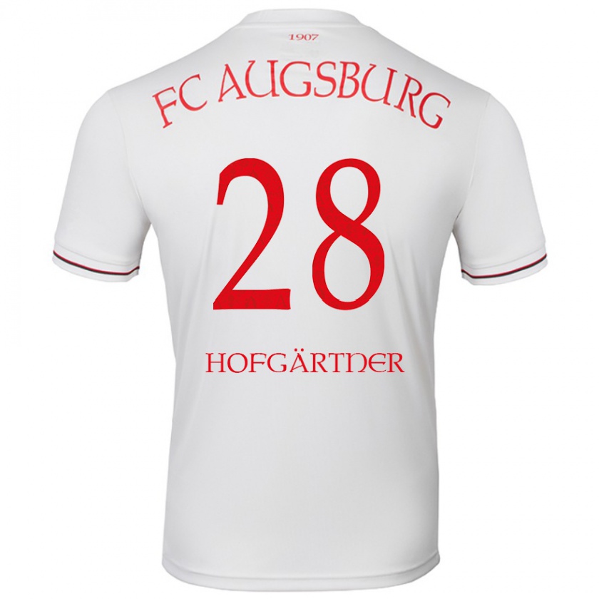 Kandiny Mujer Camiseta Hendrik Hofgärtner #28 Blanco 1ª Equipación 2024/25 La Camisa