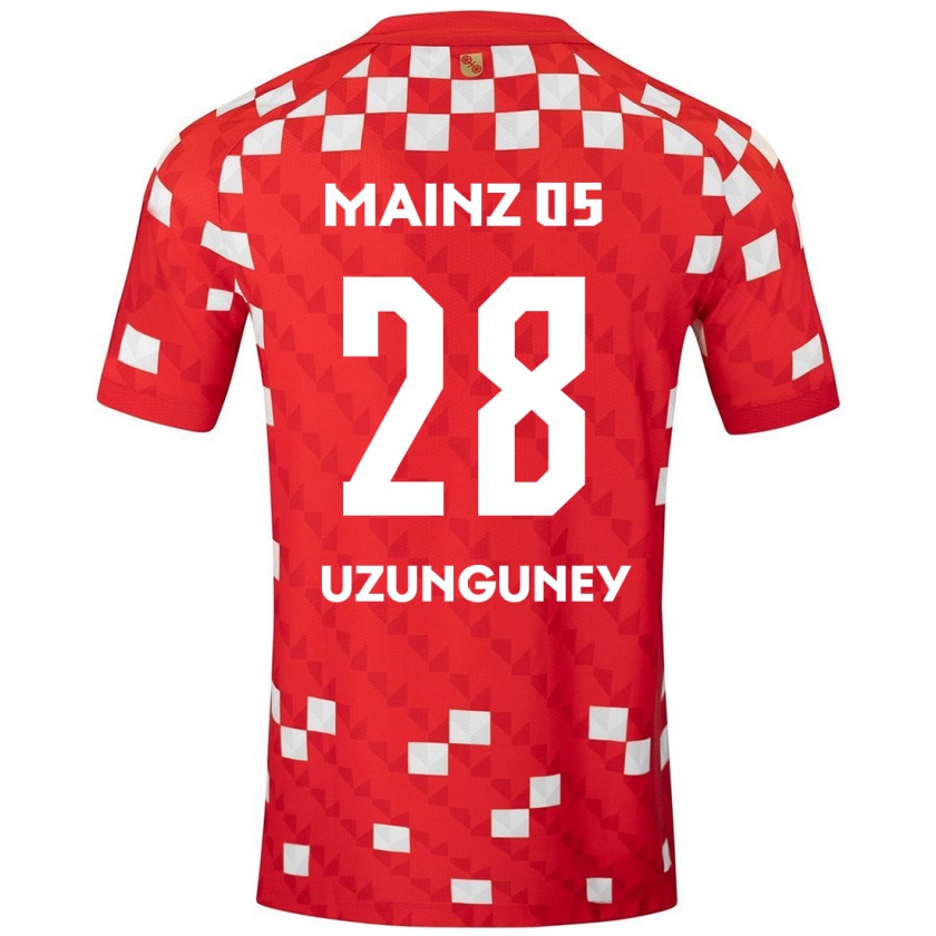 Kandiny Mujer Camiseta Ebru Uzungüney #28 Blanco Rojo 1ª Equipación 2024/25 La Camisa